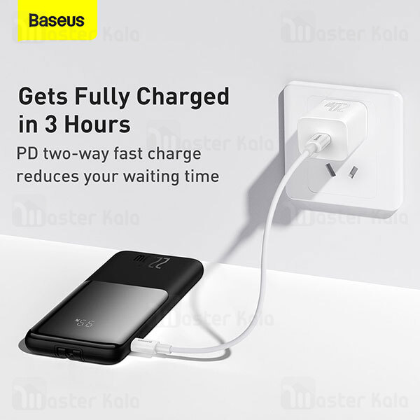 پاوربانک فست شارژ Baseus Elf Digital Display Power Bank 10000mAh 22.5W